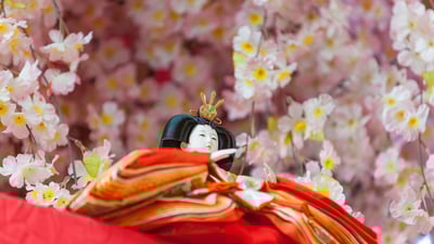 Bing wallpaper March 2, 2023. ひな人形 (© Masayoshi Hirose/Shutterstock)