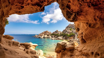 Bing wallpaper August 14, 2026. Cala Spinosa, Capo Testa, Santa Teresa di Gallura, Sardegna, Italia (© Francesco Riccardo Iacomino/Moment/Getty Images)