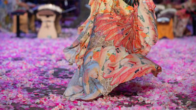 Bing wallpaper May 12, 2019. A model walks the runway during the Camilla show at Mercedes-Benz Fashion Week, 2018 in Sydney, Australia (© Mark Nolan/Getty Images)