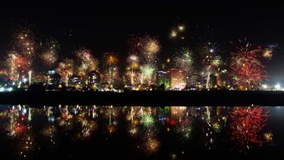 Bing wallpaper October 30, 2024. Diwali celebrations (© Umang Gajjar/Getty Images)