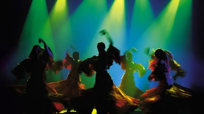Bing wallpaper February 17, 2022. Flamenco dancers outside Palma de Majorca, Spain (© Torleif Svensson/Getty Images)