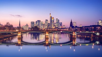 Bing wallpaper December 22, 2025. Alte Brücke Bridge, Frankfurt, Germany (© diegograndi/Getty Images)