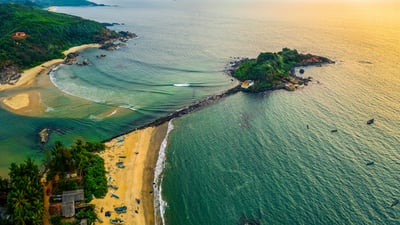 Bing wallpaper September 8, 2026. Gabit Keni Beach near Ankola, Karnataka (© Amith Nag Photography/Getty Images)