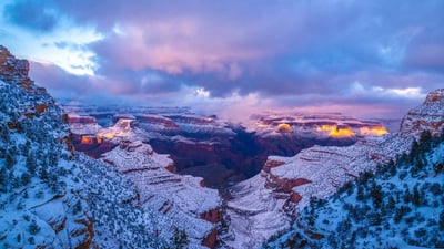 Bing wallpaper February 26, 2024. Grand Canyon National Park, Arizona (© Jeremy Janus/Getty Images)