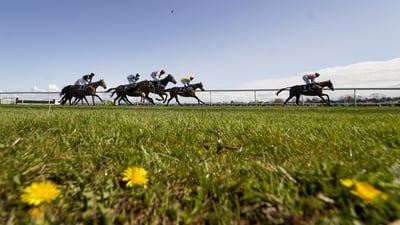 Bing wallpaper April 4, 2025. 2021 Grand National at Aintree Racecourse, Liverpool, England (© Alan Crowhurst/PA Images/Getty Images)