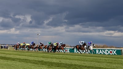 Bing wallpaper April 12, 2024. The Grand National at Aintree Racecourse, England (© Tim Goode/Pool/Getty Images)