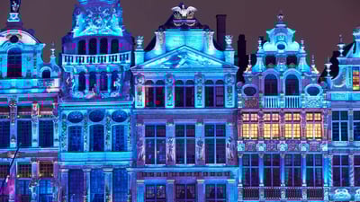 Bing wallpaper December 16, 2023. Guild houses of Grand-Place, Brussels, Belgium (© Richard Taylor/Sime/eStock Photo)