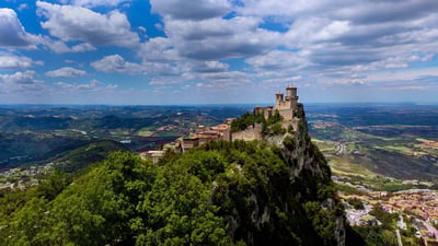 Bing wallpaper September 3, 2019. Guaita Tower in San Marino (© Piercarlo Abate/Shutterstock)