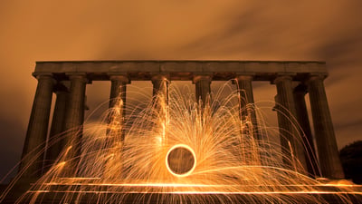 Bing wallpaper December 31, 2025. National Monument of Scotland, Edinburgh (© Serge_Bertasius/iStock/Getty Images)