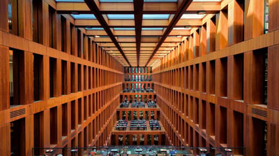 Bing wallpaper October 23, 2024. Die Bibliothek der Humboldt-Universität in Berlin (© Hemis/Alamy Stock Photo)