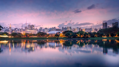 Bing wallpaper June 25, 2026. Parque Ibirapuera, São Paulo, estado de São Paulo (© Brasil2/Getty Images)