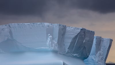 Bing wallpaper December 1, 2023. Iceberg in the Ross Sea, Antarctica (© Michel Roggo/Minden Pictures)