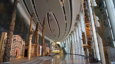 Bing wallpaper June 21, 2024. Interior exhibits of the Canadian Museum of History (© Inspired By Maps/Shutterstock)