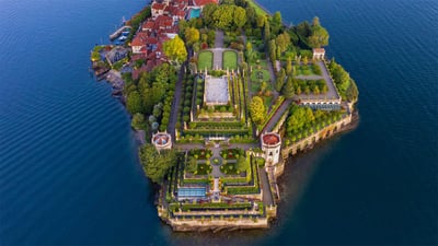 Bing wallpaper August 2, 2020. Isola Bella, Lake Maggiore, Piedmont, Italy (© Massimo Ripani/eStock Photo)