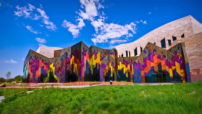 Bing wallpaper May 18, 2022. Museum at Prairiefire, Overland Park, Kansas (© Bernard P. Friel/Universal Images Group via Getty Images)