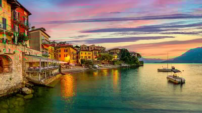 Bing wallpaper September 15, 2024. Varenna on Lake Como, Italy (© Givaga/Getty Images)