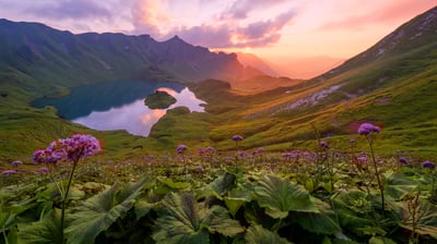 Bing wallpaper July 3, 2021. ｢アルゴイ・アルプスのシュレック湖｣ドイツ, バイエルン州 (© Andreas Hagspiel/EyeEm/Getty Images)