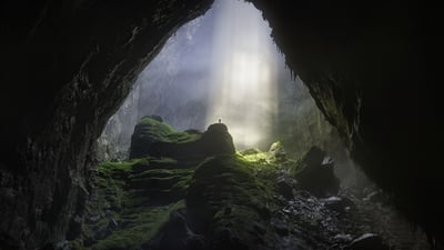 Bing wallpaper January 2, 2021. Sơn Đoòng cave in Phong Nha-Kẻ Bàng National Park, Vietnam (© David A Knight/Shutterstock)