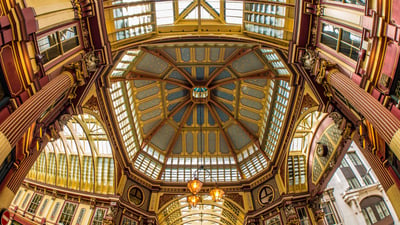 Bing wallpaper November 30, 2023. Leadenhall Market, London (© Vittorio Caramazza/Alamy Stock Photo)