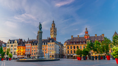 Bing wallpaper September 4, 2026. La Grand’Place, Lille (© Aliaksandr Antanovich/Getty Images)