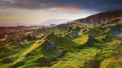 Bing wallpaper March 27, 2019. The Llangattock Escarpment in the Brecon Beacons National Park, Powys, Wales (© Interfoto/DanitaDelimont.com)