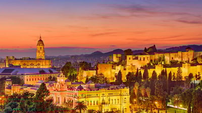 Bing wallpaper April 7, 2022. Old town of Málaga, Spain (© Sean Pavone Photo/Getty Images)