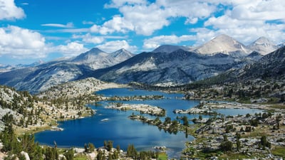 Bing wallpaper July 15, 2026. Marie Lake, John Muir Wilderness near Bishop, California (© Steve Dunleavy/Getty Images)