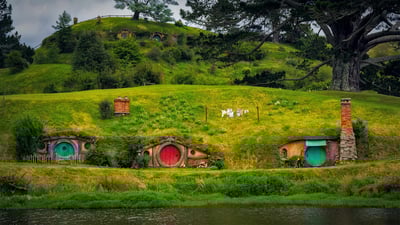 Bing wallpaper September 22, 2020. Hobbiton, near Matamata, North Island, New Zealand (© 500px Asia/Getty Images)