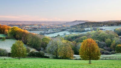 Bing wallpaper November 17, 2023. Meon Hill, Gloucestershire, England (© Stuart Black/Alamy Stock Photo)