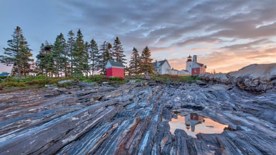 Bing wallpaper May 9, 2020. Pemaquid Point Light in Maine's Damariscotta region, USA (© Tom Whitney/Adobe Stock)