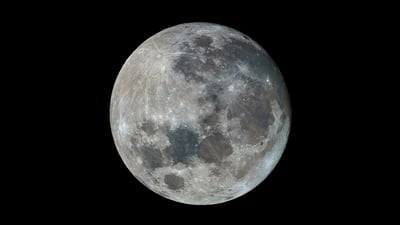 Bing wallpaper July 20, 2024. The moon (© Victor Blum/Getty Images)
