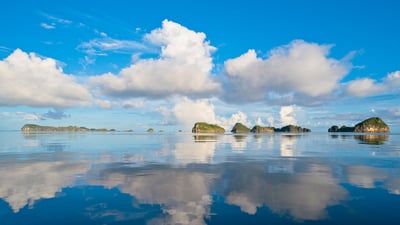 Bing wallpaper May 10, 2024. Misool, Raja Ampat Islands, Indonesia (© Giordano Cipriani/Getty Images)