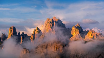 Bing wallpaper September 13, 2026. Cadini di Misurina, Dolomites, Veneto, Italy (© Vithun Khamsong/Getty Images)