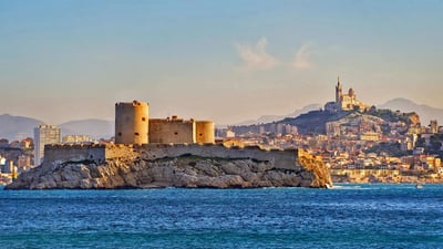 Bing wallpaper August 28, 2020. Château d'If in Marseille, France (© Boris Stroujko/Shutterstock)