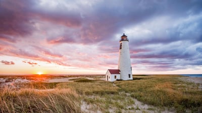 Bing wallpaper July 5, 2020. Great Point Light on Nantucket Island, Massachusetts (© Cate Brown/Cavan Images)