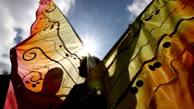 Bing wallpaper August 23, 2024. Notting Hill Carnival on August 15, 2009, in London, England (© Dan Kitwood/Getty Images)