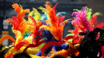 Bing wallpaper August 28, 2026. Notting Hill Carnival, London (© Sebastian Remme/Alamy Live News)