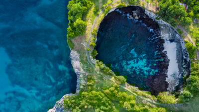 Bing wallpaper March 11, 2025. Broken Beach in Nusa Penida, Bali, Indonesia (© joakimbkk/Getty Images)