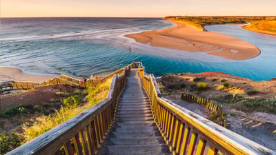Bing wallpaper February 14, 2021. Onkaparinga River, Port Noarlunga, South Australia (© plainpicture/AWL/Marco Bottigelli)