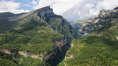 Bing wallpaper May 24, 2024. Añisclo Canyon, Ordesa y Monte Perdido National Park, Huesca, Spain (© Marisa Estivill/Shutterstock)