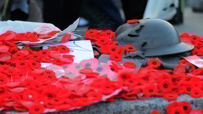 Bing wallpaper November 11, 2020. The tomb of the unknown soldier at the National War Memorial in Ottawa (© Norman Pogson/Alamy Stock Photo)