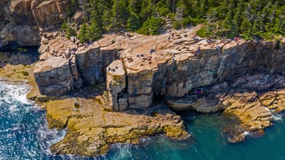 Bing wallpaper July 30, 2021. Otter Cliffs, Acadia National Park, Maine (© dbimages/Alamy)