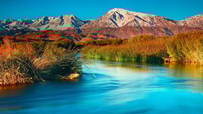 Bing wallpaper October 2, 2020. The Owens River and the Sierra Nevada near Bishop, California (© Interfoto/Danita Delimont)