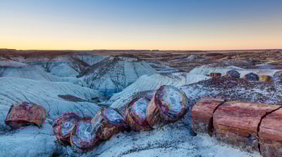Bing wallpaper December 8, 2021. Petrified Forest National Park, Arizona, USA (© Ian Shive/Tandem Stills + Motion)