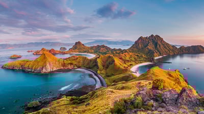 Bing wallpaper March 6, 2021. Komodo National Park, Indonesia (© Thrithot/Adobe Stock)