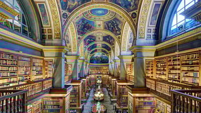 Bing wallpaper November 3, 2019. Bibliothèque du Palais Bourbon pour le prix Goncourt, Paris, France (© Hemis/Alamy Photostock)