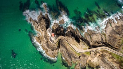 Bing wallpaper August 21, 2021. Petit Minou Lighthouse in the roadstead of Brest, Finistère, France (© Mathieu Rivrin/Getty Images)