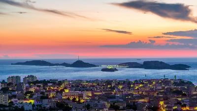 Bing wallpaper May 8, 2024. View of Château d'If in the port of Marseille, France (© Sergii Figurnyi/Alamy)