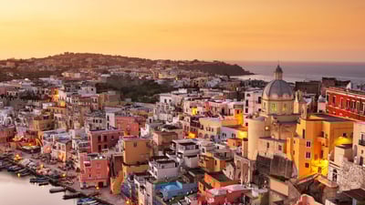 Bing wallpaper April 20, 2023. Procida, Italy (© Sean Pavone/Shutterstock)