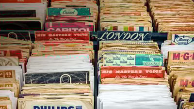 Bing wallpaper April 13, 2019. Vinyl records in Rosmalen, Netherlands (© DutchScenery/Shutterstock)